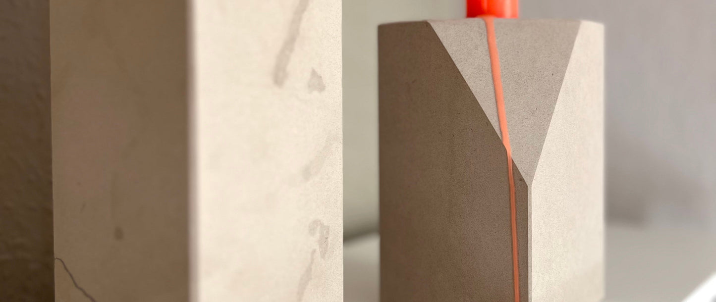 Cloud Dancer Kerzenhalter Detailansicht Drop breit