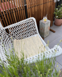 Stuhlauflage Lana aus Schurwolle – 37 cm x 37 cm