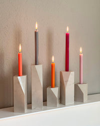 Kerzenhalter Rajna Cloud Dancer poliert 02