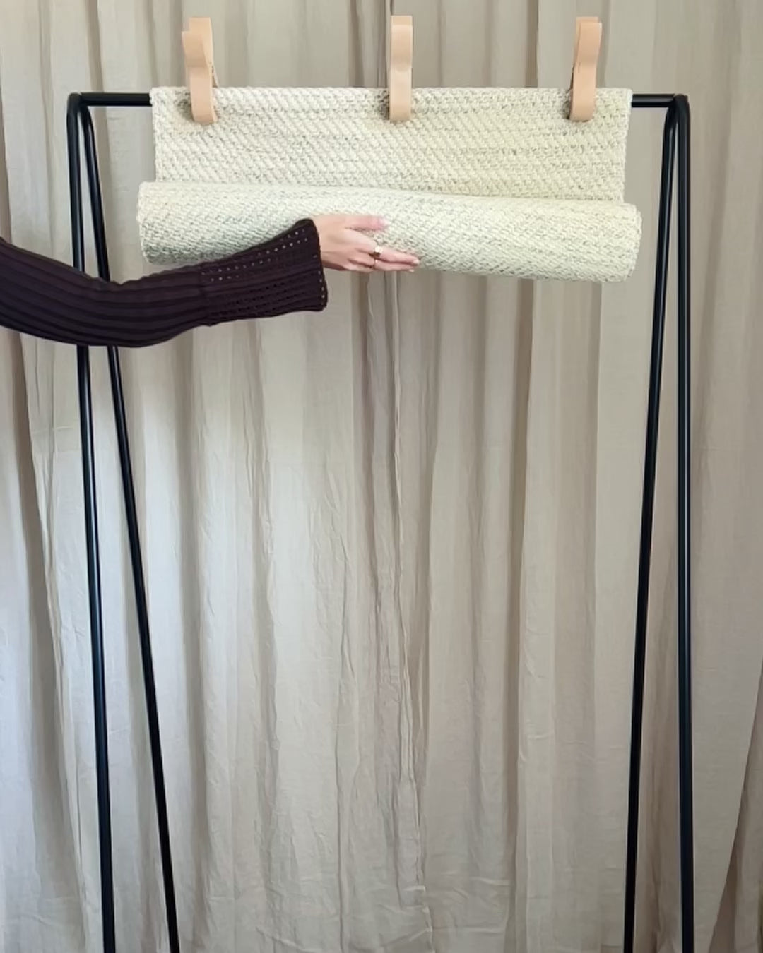 Teppich Taja aus Schurwolle – 135 cm x 70 cm