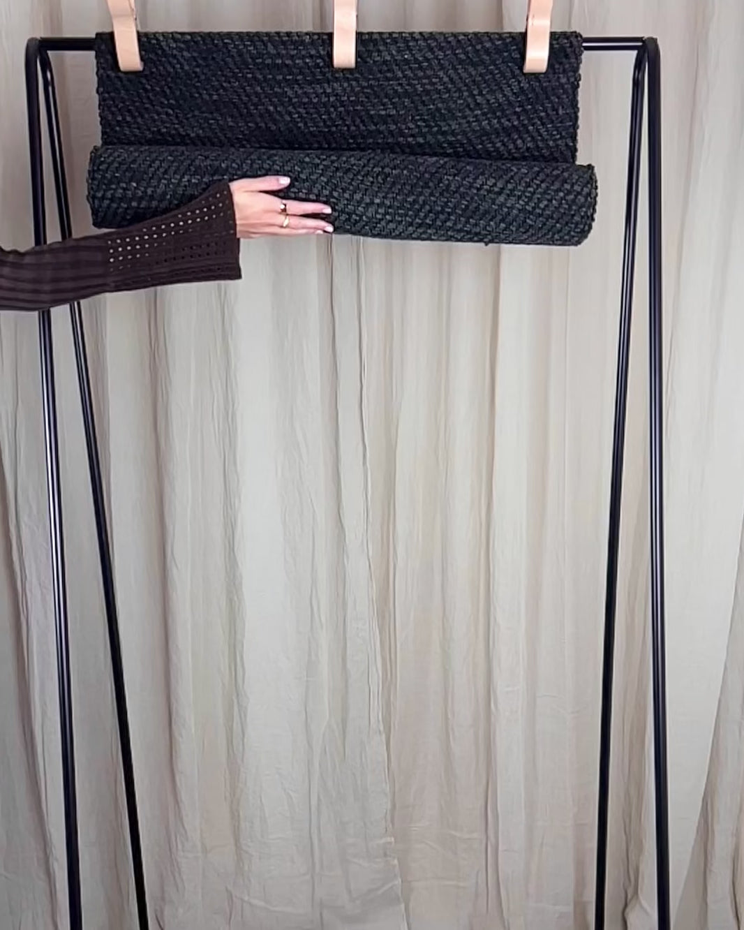 Teppich Taja aus Schurwolle – 135 cm x 70 cm